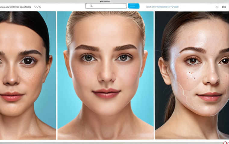 **AI Skin Analysis:** A beauty consultant using AI-powered skin analysis tools to provide personalized product recommendations and track skin changes, offering data-driven solutions.