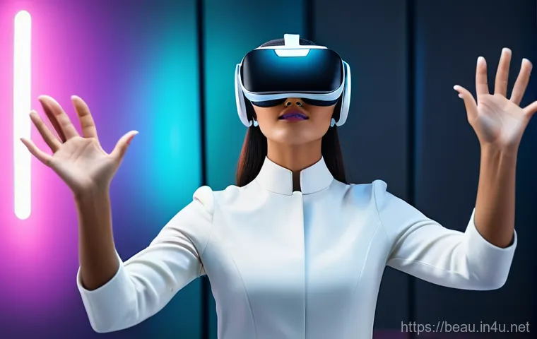 뷰티컨설턴트 직업적 강점 개발 - A futuristic beauty consultation is underway, featuring a female beauty consultant in her 30s confid...