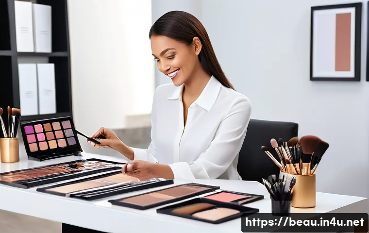 뷰티컨설턴트 자격증 시험 준비법 - **Prompt 1: Personalized Beauty Consultation**
    A bright, modern personal color and image consult...